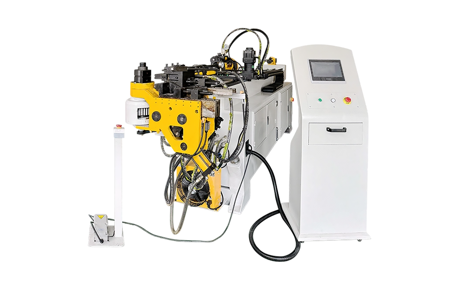 Sraith CNC S Meaisín Lúbthachta Feadáin Iomlán Uathoibríoch le Feidhm Insamhladh Roghnach Sraith CNC S Meaisín Lúbthachta Feadáin Iomlán Uathoibríoch le Feidhm Insamhladh Roghnach