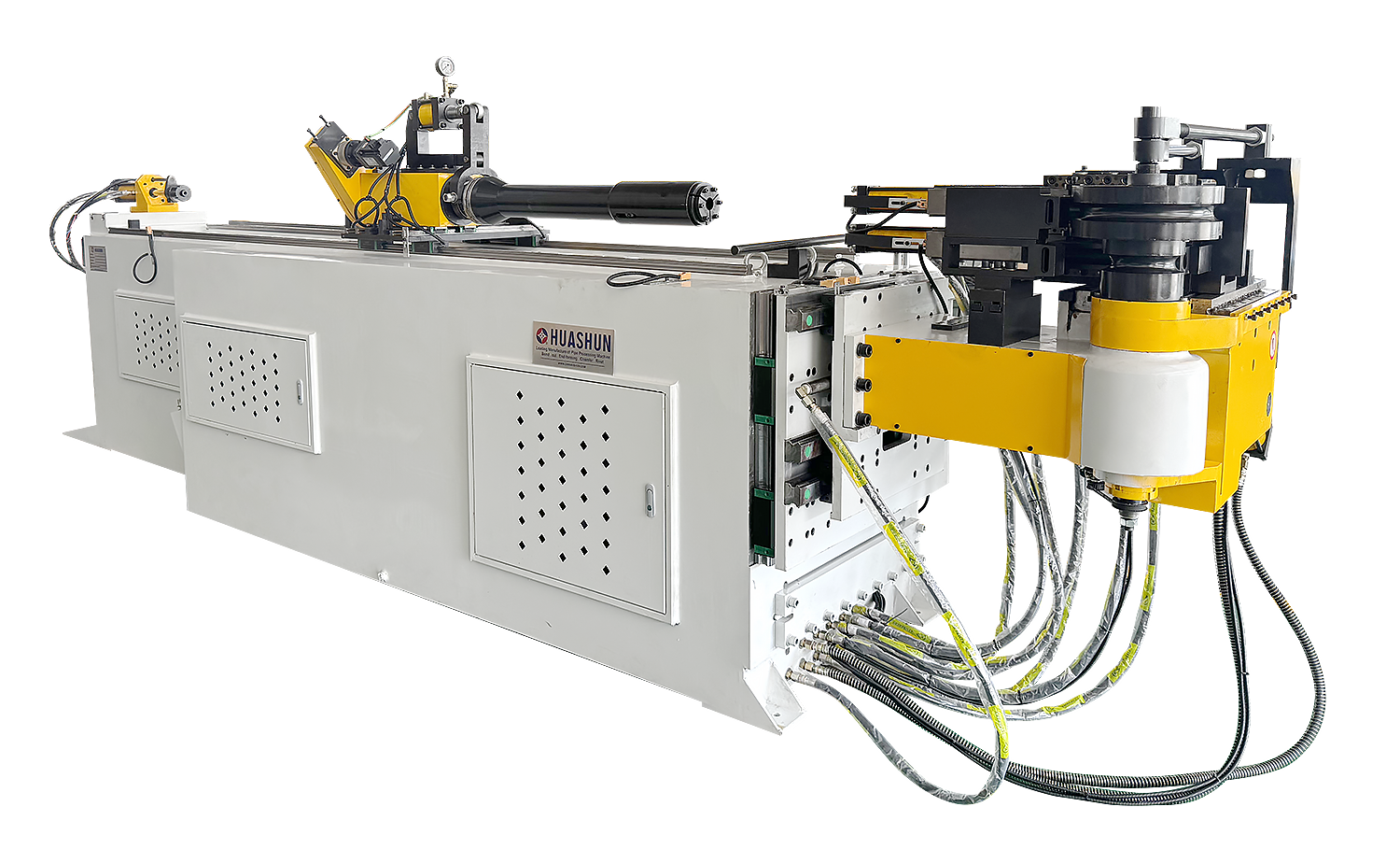 Sraith CNC S Meaisín Lúbthachta Feadáin Iomlán Uathoibríoch le Feidhm Insamhladh Roghnach Sraith CNC S Meaisín Lúbthachta Feadáin Iomlán Uathoibríoch le Feidhm Insamhladh Roghnach